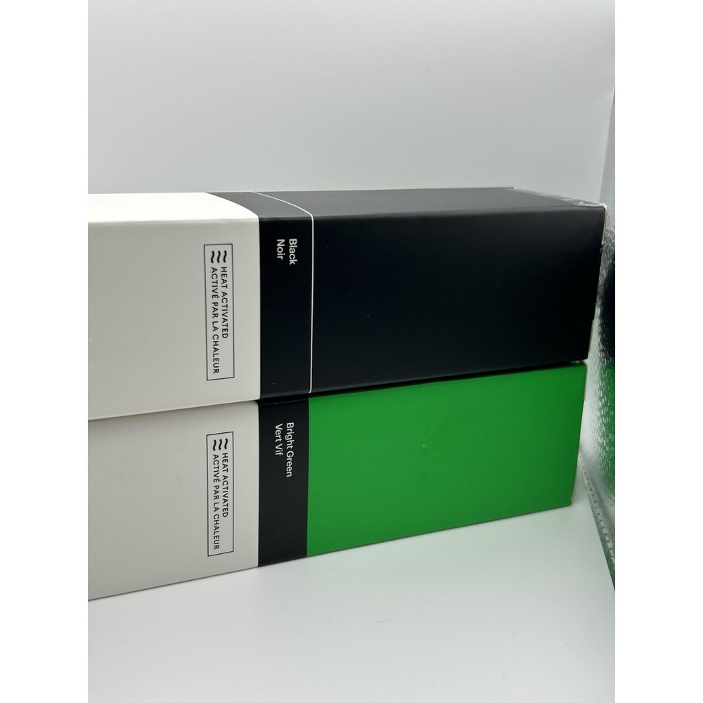 Lot Of 2- Cricut Infusible Ink Transfer Sheets 12x12 Black & Green‎